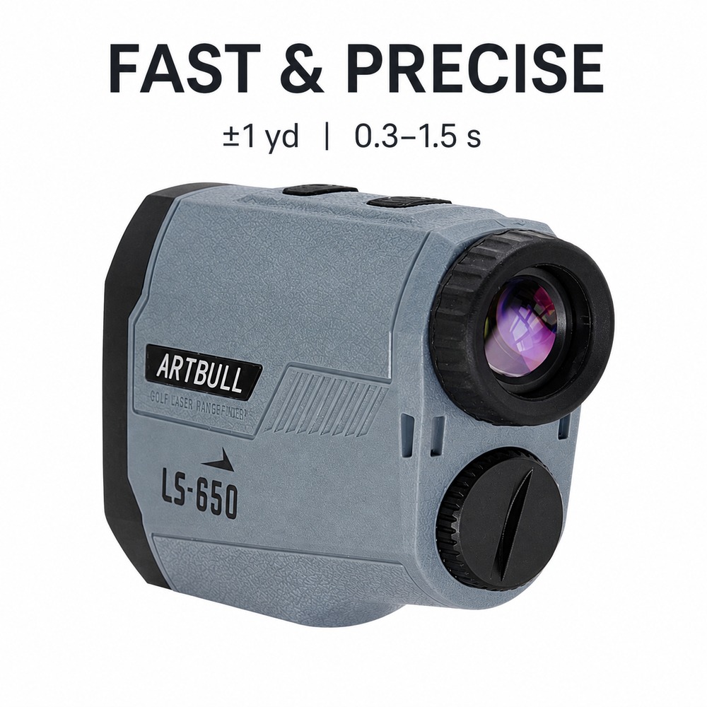 Outdoor Sports - Golf-Entfernungsmesser 650m 6X20 Laser-Distanzmesser mit Neigungsmodus,