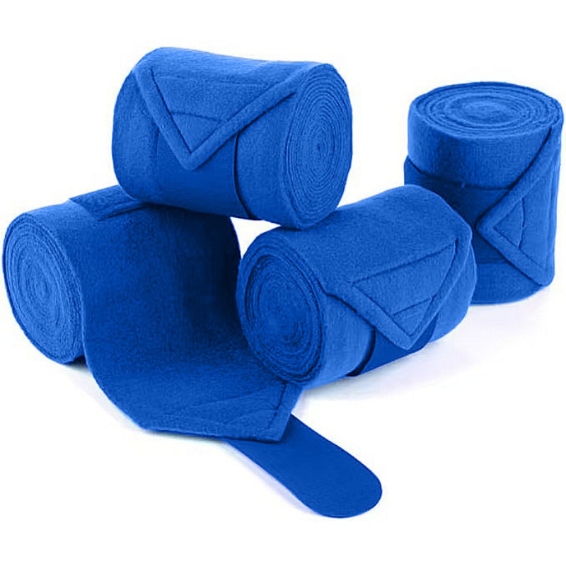 Polo Wraps Fleece - 4er-Pack Pferde-Polo-Bandagen Upgrade mit Glitzer-Beinwickeln für