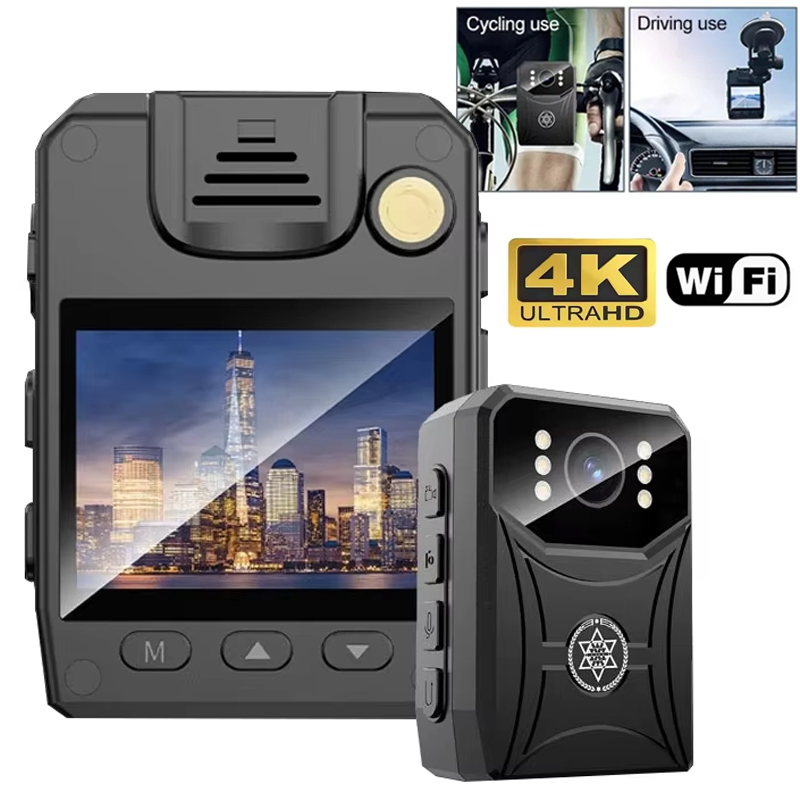 Outdoor Sport Camera - 4K Mini Polizei Kamera Outdoor Strafverfolgung