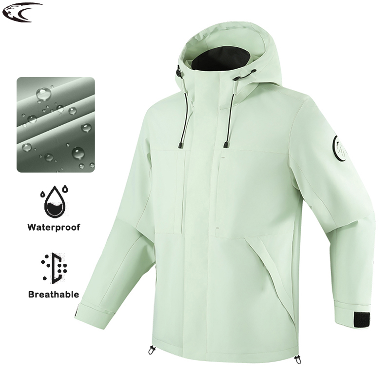Outdoor Sport Windbreaker - LNGXO Wasserdichte Windjacke für Damen und